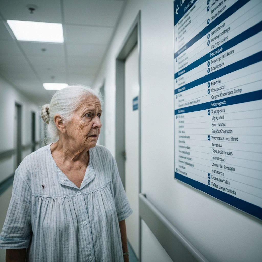 Confusion in hospital departments